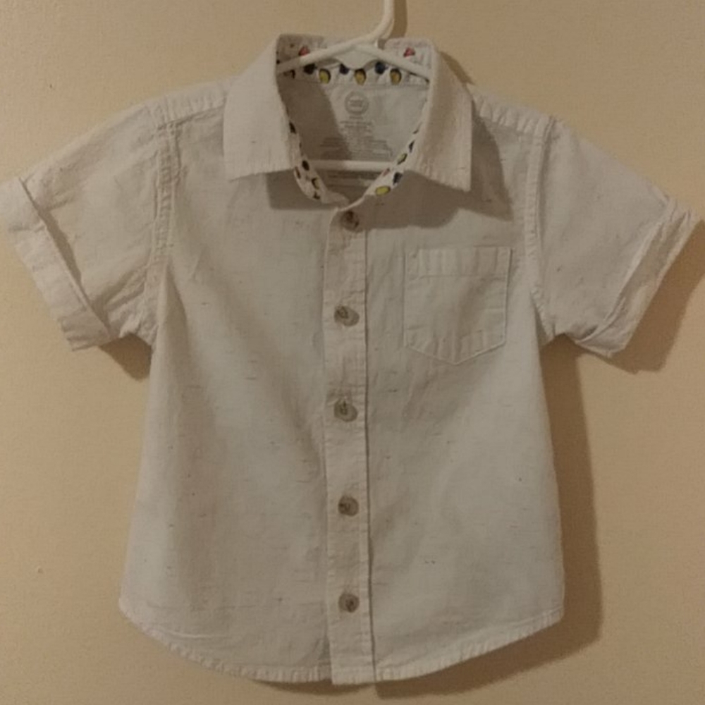 Boys short sleeve button up shirt